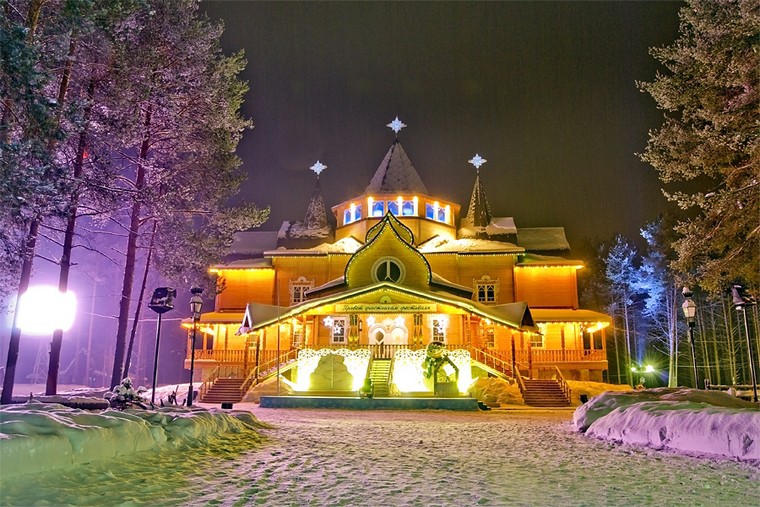 Официальная резиденция Деда Мороза в Великом Устюге