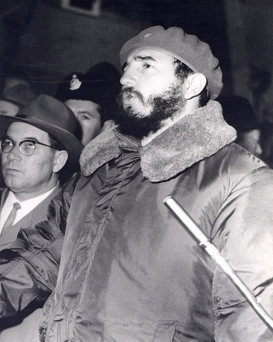 Фидель Кастро в Братске в 1963 году.